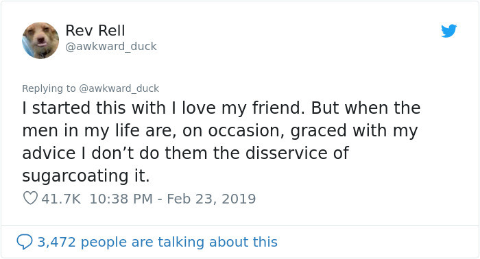 This guy knows what's up; people should appreciate guys like him more.