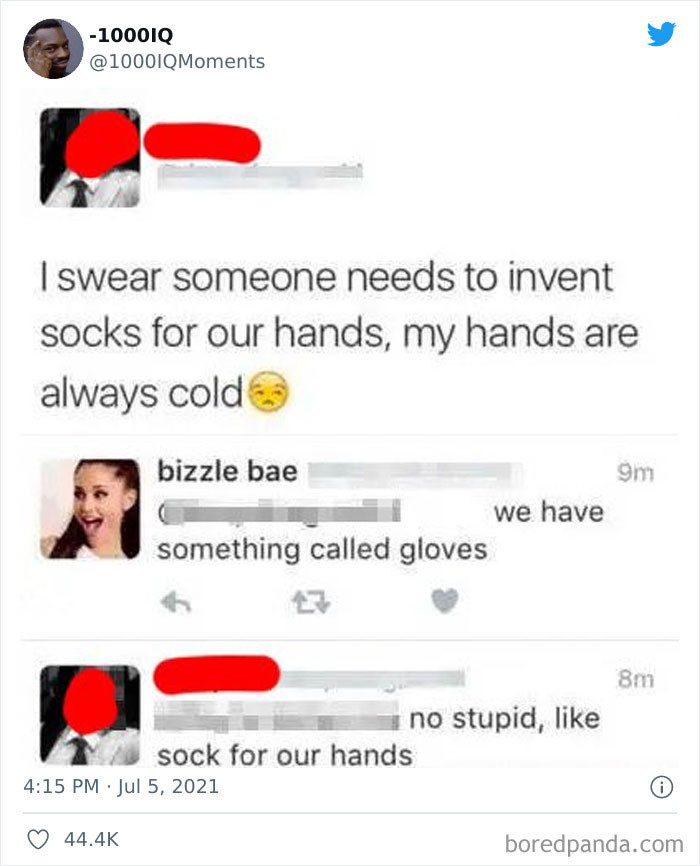 20. Gloves also work. Try them...