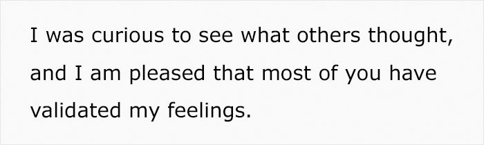 She had already made a decision; she just needed an objective opinion