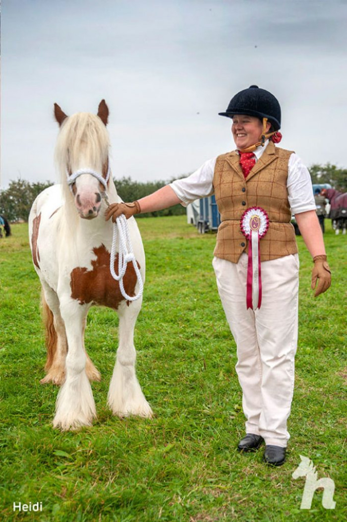 Heidi's total transformation into an award-winning horse!