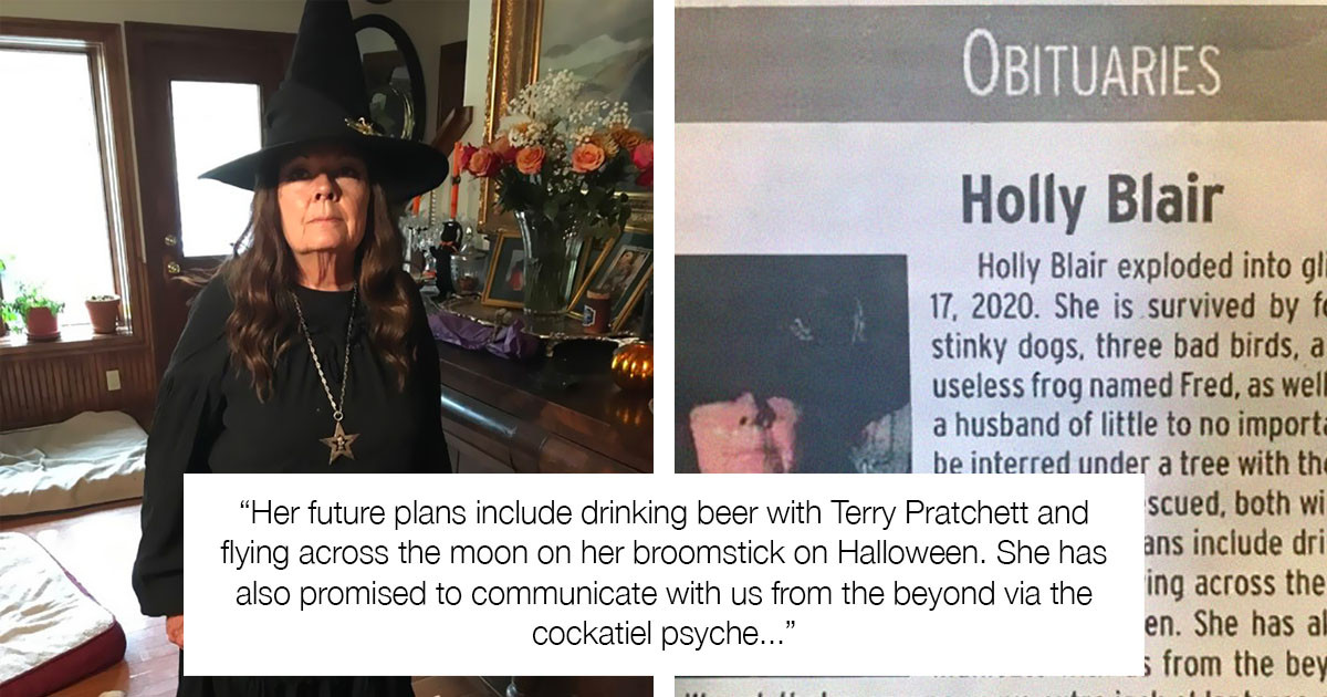 Witch Holly Blair, Who Became Famous For Her Obituary, Went Viral By
