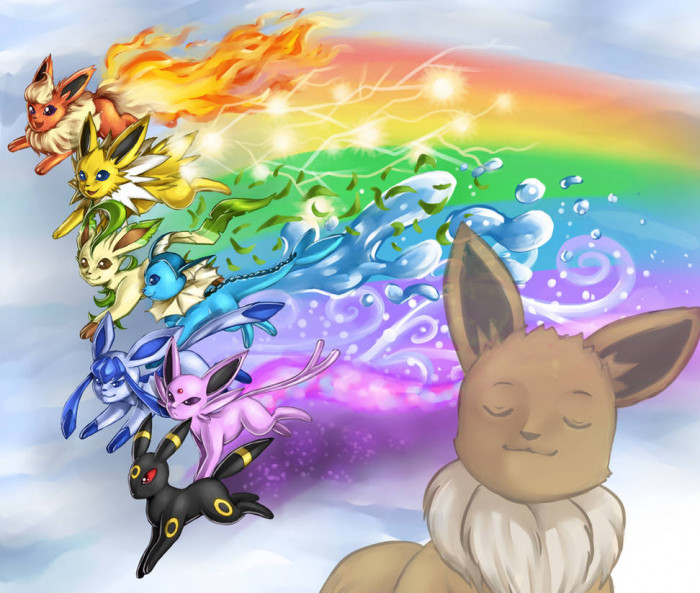 12. This Pokémon Fan Art is equally as cool as all the Sailor Moon fan art.