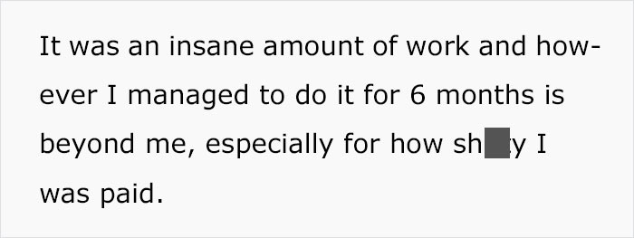 And it was a lot of work