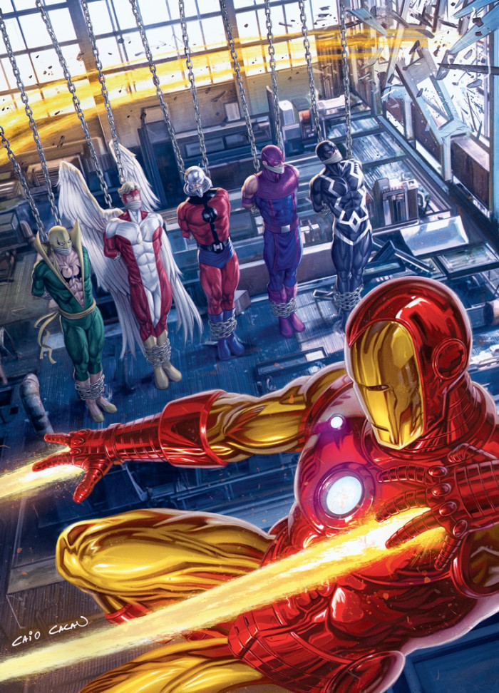 3. Iron Man Saving Heroes
