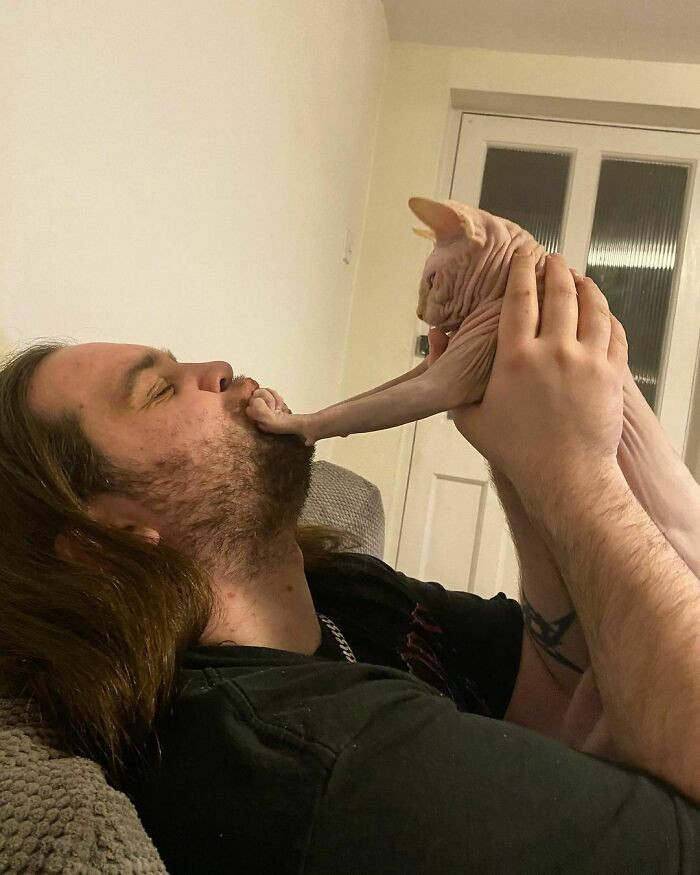 13. "Valentine's Day? Yuck" Not in this cat's household!