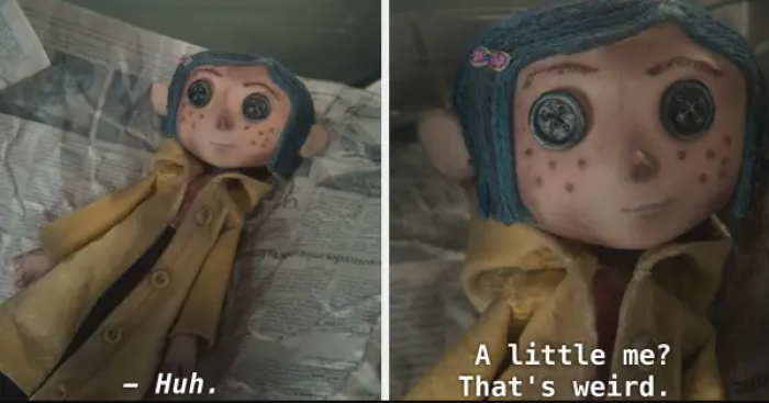 2. Wybie, the doll, and Coraline
