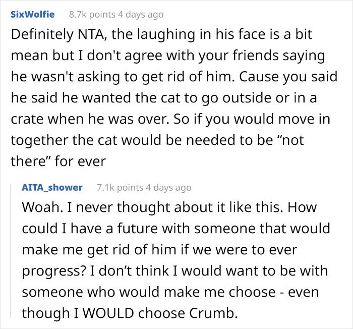 But believed that laughing in his face was a bit mean...