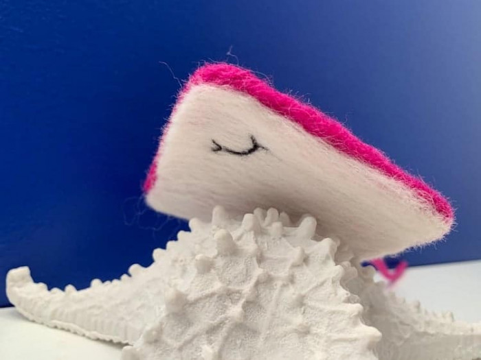 13. Pink stingray details