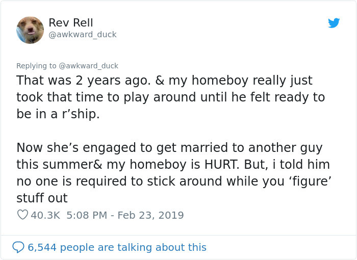 He gives us a clear rundown of the situation, and I think we can all agree on what's going on...