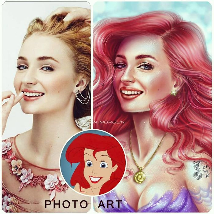Sophie Turner as Ariel