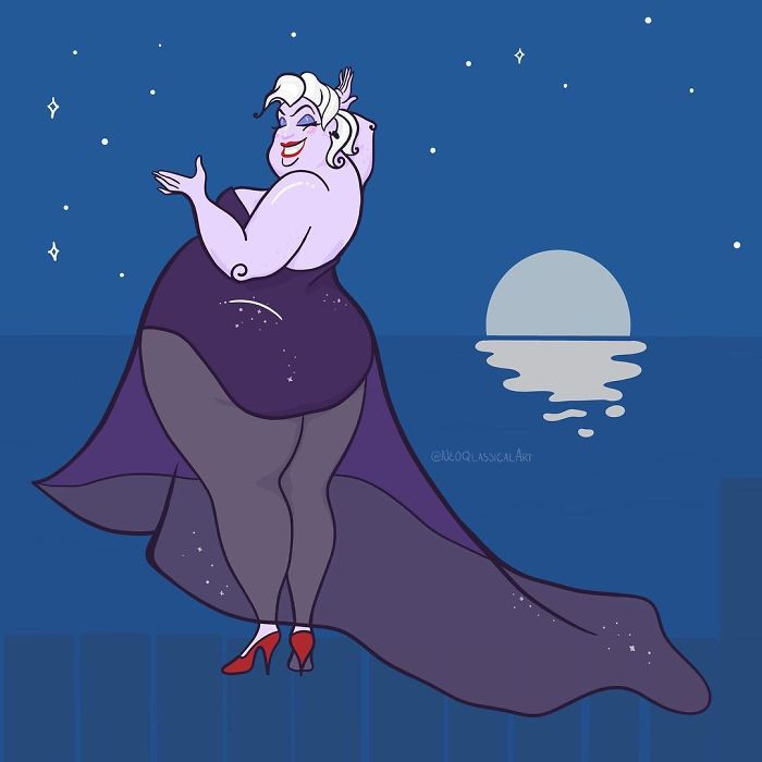 Artists Recreations Of Disney Princesses As Plus Size Girls Sparked An Intense Online Debate 5392