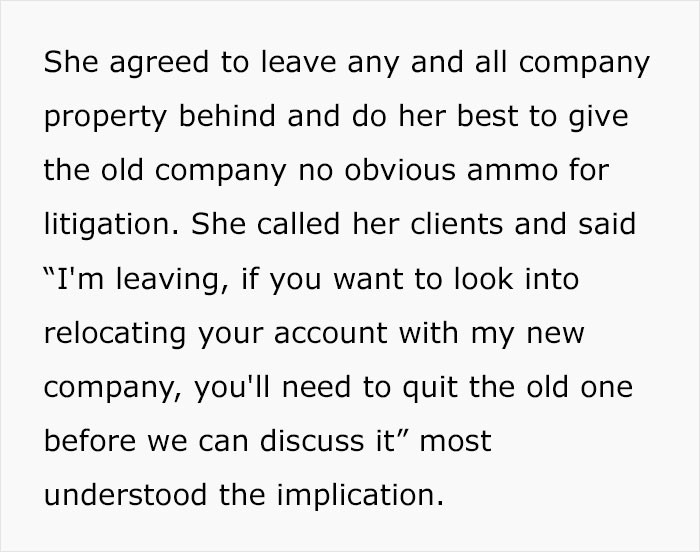 Leaving all in the past