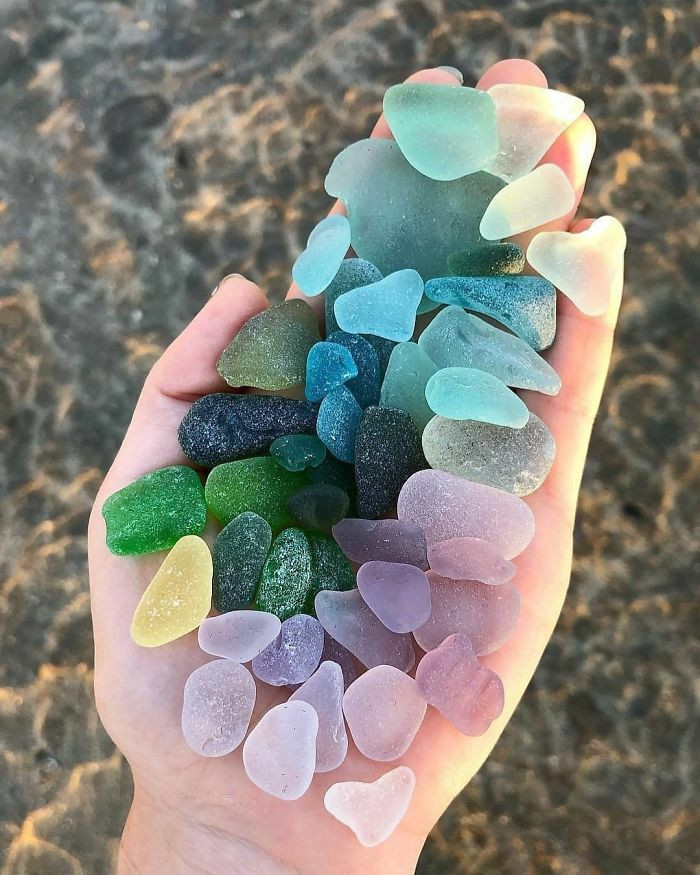 40. Sea rocks that look like candies