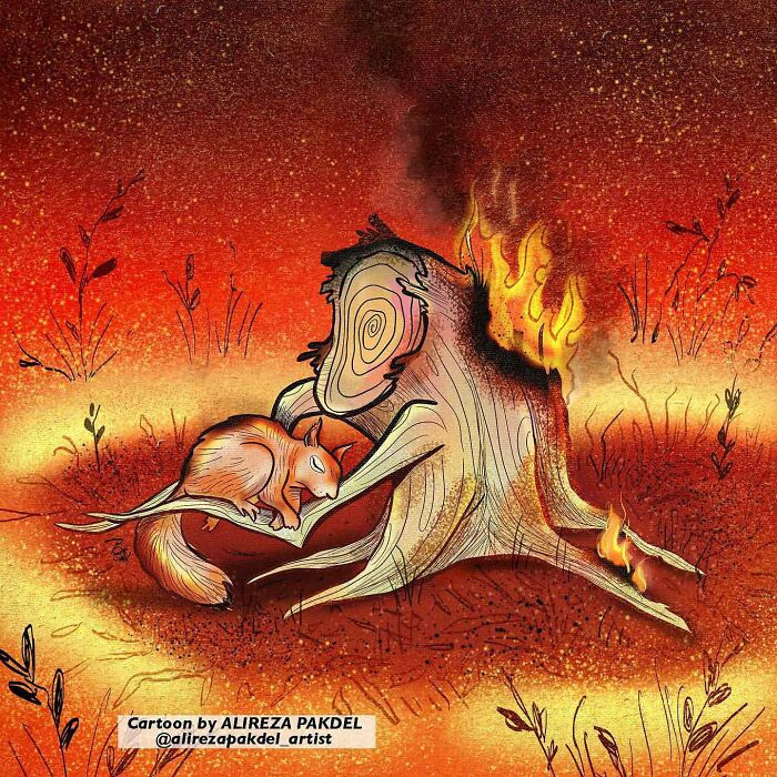 11. We carelessly burn down forests, making thousands of animals homeless.