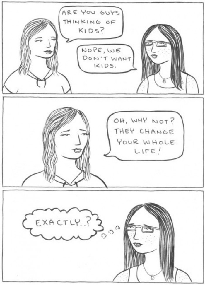 A Simple Cartoon Explains Why Not ALL WOMEN Want Kids and Why It's ...