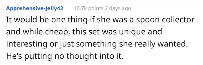 It's the thought that counts, but where's the thought?