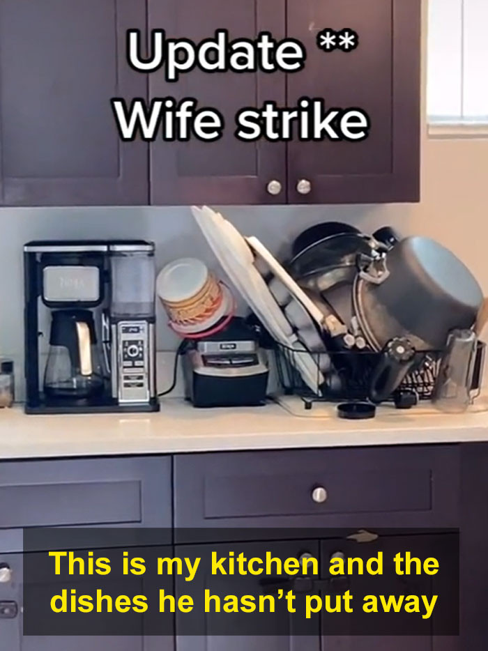 Dishes in the kitchen...