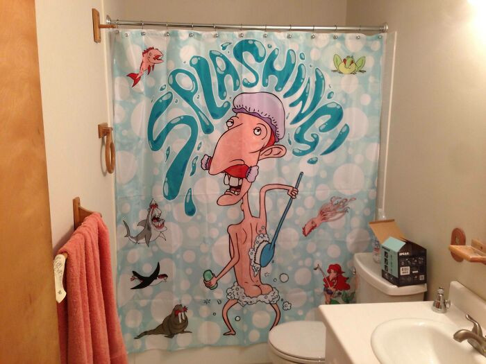 36. It's Shower Curtain Time