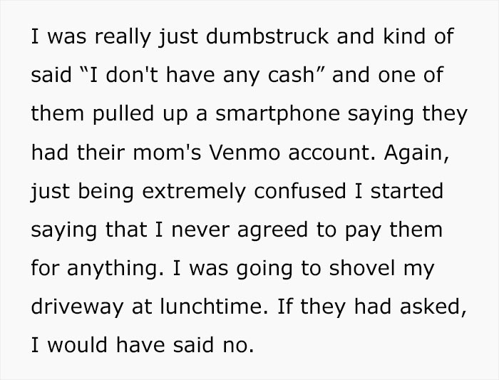 She was going to do it herself