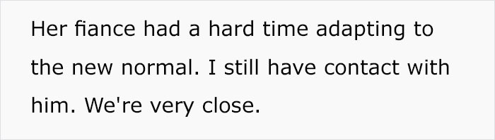 The woman still keeps in touch with her late daughter's fiancé.