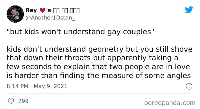 9. Kids understand... It's the grown-ups who have a problem with it...