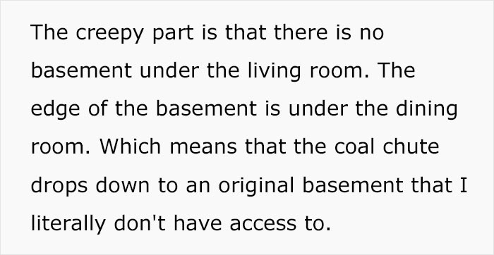 But where is the basement?