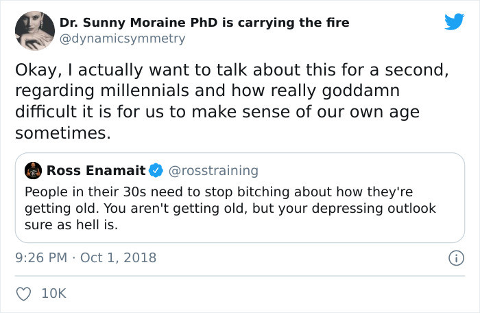 Well, Dr. Sunny wasn't having his bad attitude and condescending comments towards the Millennial generation and she decided to lay down some fire and facts for the Twitter world. 
