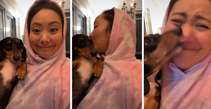 This puppy was into it!