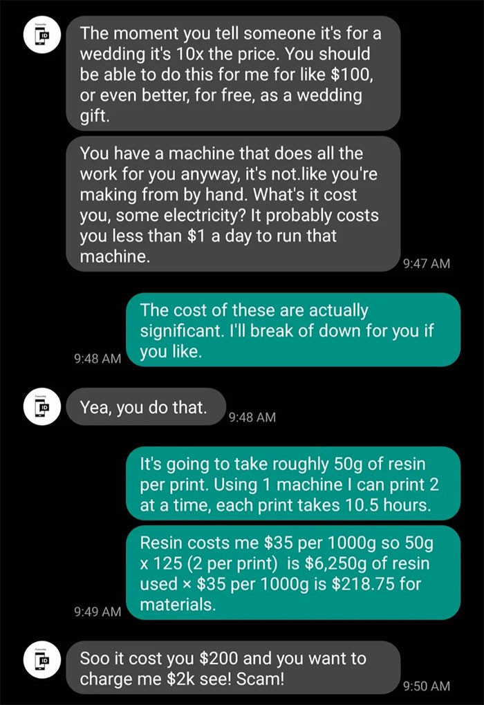 She Wanted It to Be a Wedding Gift