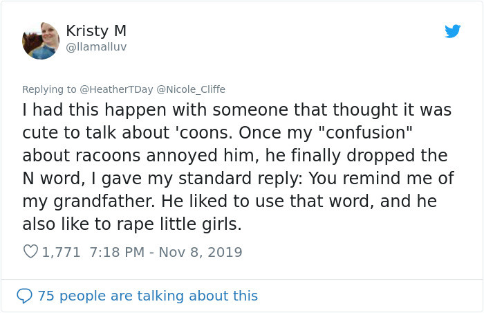 Each woman seems to have her own way of responding in such situations.