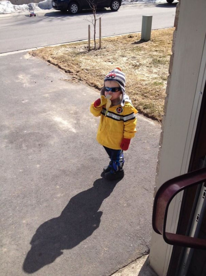 #3 This Is Carter. He Knocked On My Door To Ask If He Could Have A Banana Then Left
