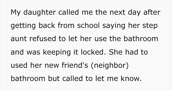 She Was Refused to Use the Bathroom