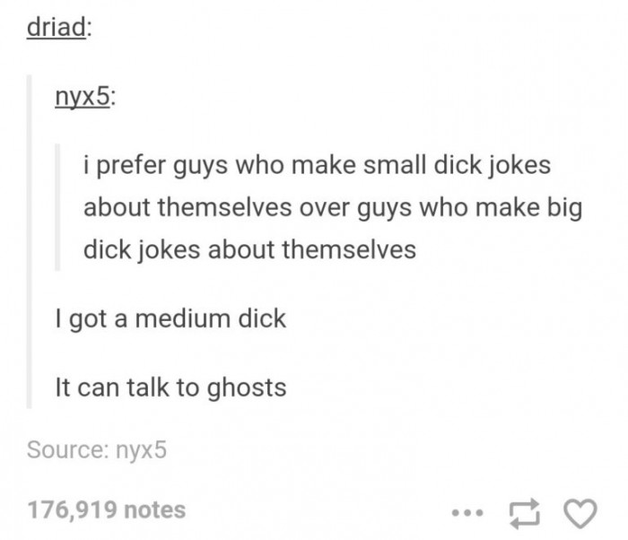 Points for originality!