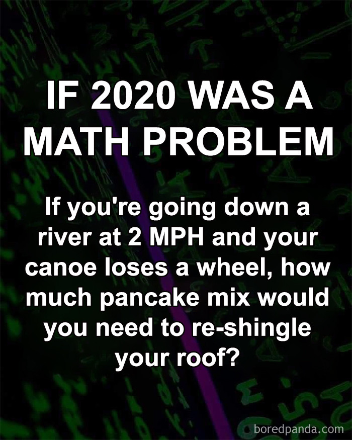 ...a math problem