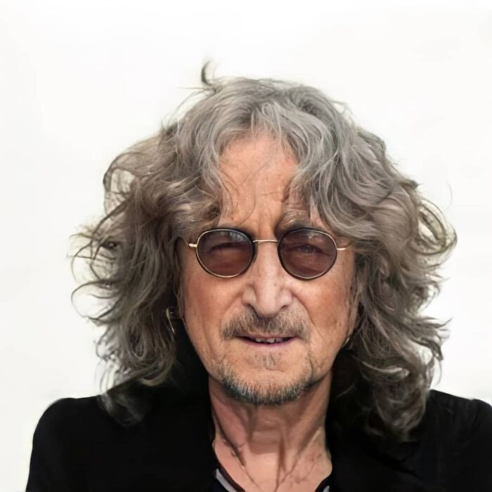 21. John Lennon would maintain his signature style even as he aged.