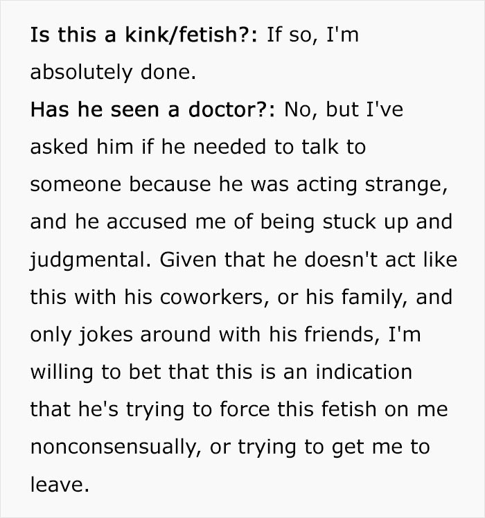 The doctor bit is what I'd be concerned about too.