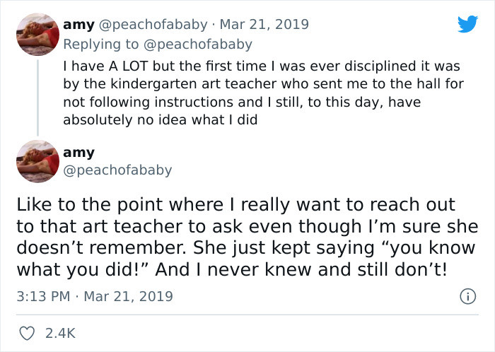 6. Being disciplined because I 