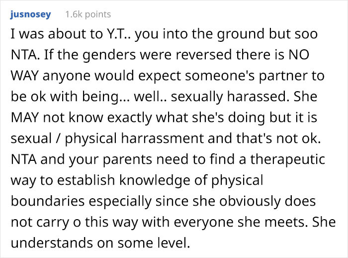 She understands on some level