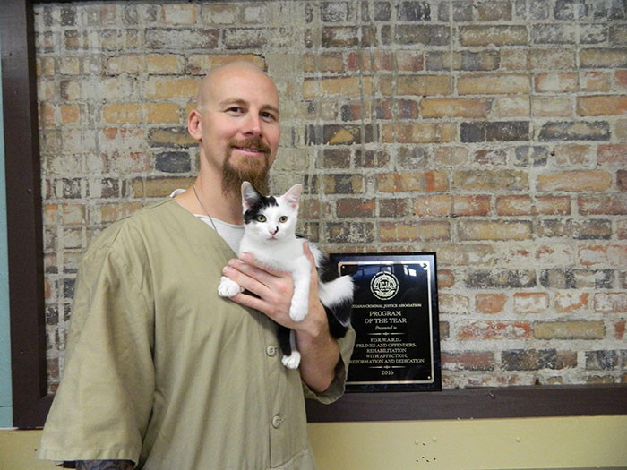 This program also allows inmates to learn how to care for another living creature.