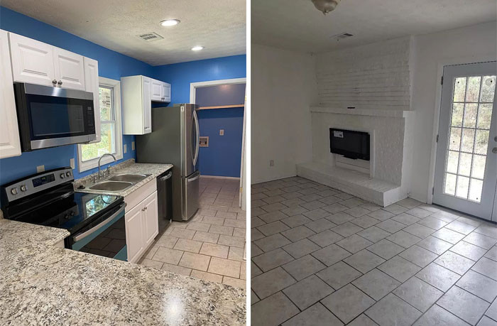 Inside Pictures Show What the Potential Renter Is Getting.