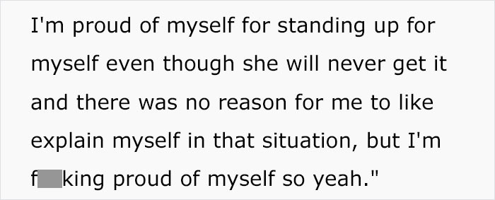 It's a great thing she put that woman in her place—body shamers shall never have a place in this world. There's no more room for negativity.