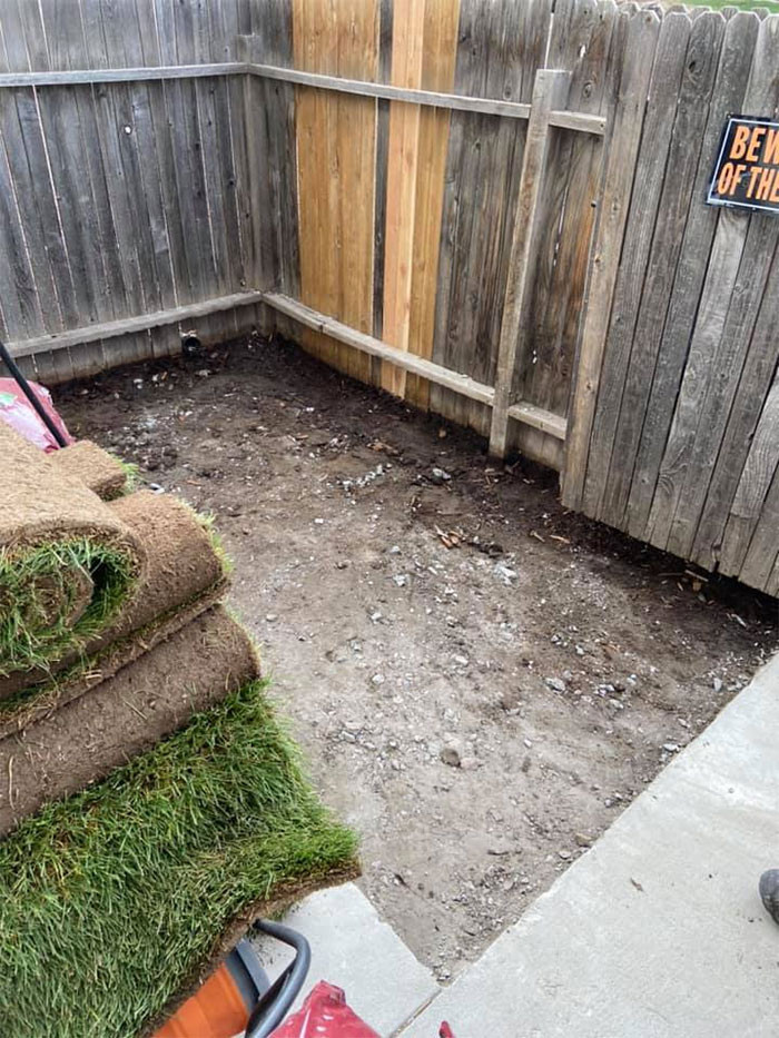 After they ripped out all of the concrete and moved each piece away...