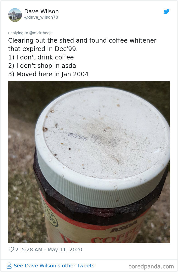 Yikes... that's from the previous tenant. 