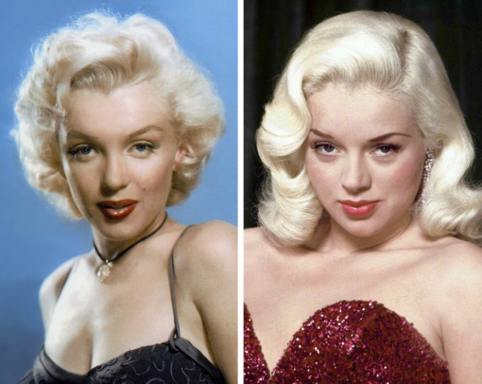 Marilyn and Diana Dors