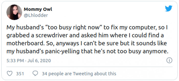 7. Sometimes you have to get creative.