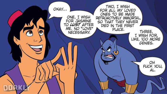 #6 Aladdin could have been wiser