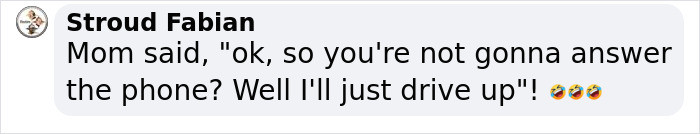 Sandi wasn't going to miss a moment to show her love and pride for her son