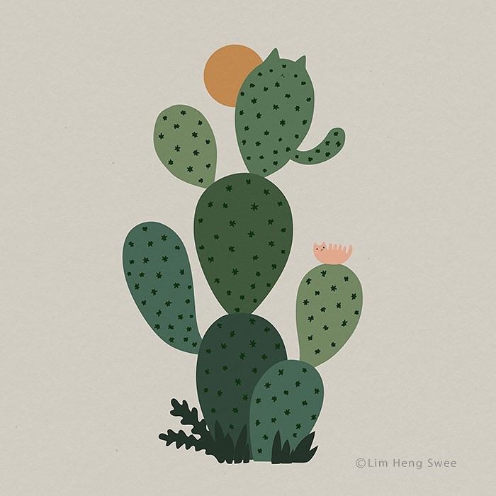 Cactus cats.