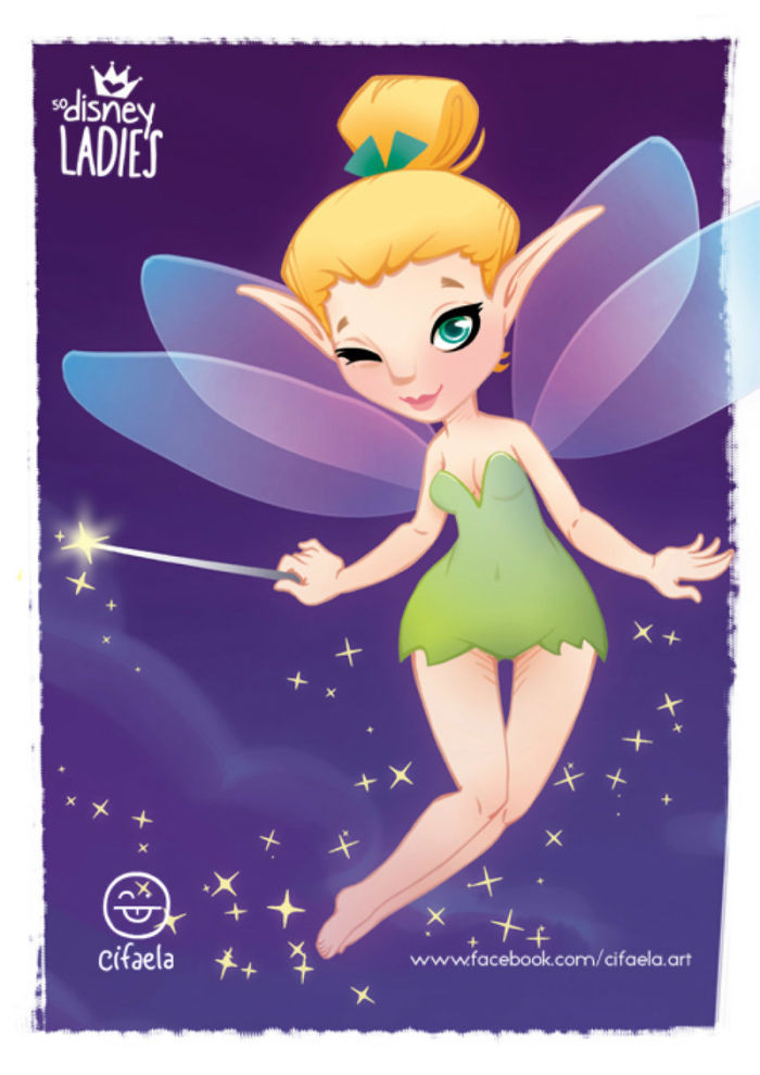 12. The ever-cute Tinker Bell.