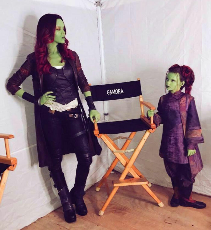 3. Past and present Gamora in Avengers: Infinity War (2018)